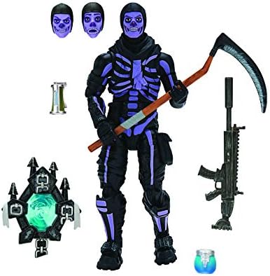 Fortnite Legendary Series 6in Figure Pack, Skull Trooper (Purple Glow)