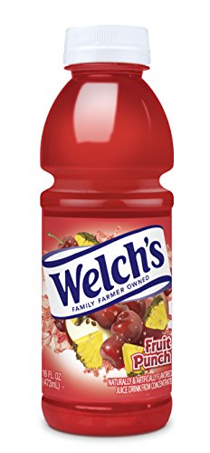 Welch's Juice Cocktail, No Preservatives, Concord Grape, 16 Ounce (Pack of 12)