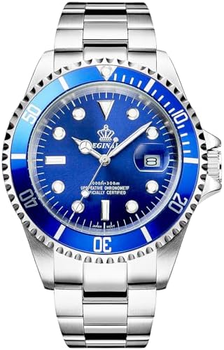 Reginald Men's Diver-Inspired Quartz Watch Sapphire Crystal 40mm