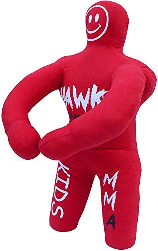 Hawk Sports HWK Kids Grappling Dummy & Baby Wrestling Dummy for Kids Lightweight Life-Size Training Model with Moveable Limbs for MMA, Jiu Jitsu, Judo
