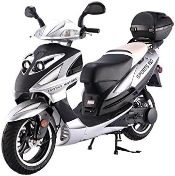 HHH 150cc Scooter Vienna 150 Fully Automatic CVT Gas Powered 150cc Moped LANCER150 Eagle with GY6 Engine (Black)