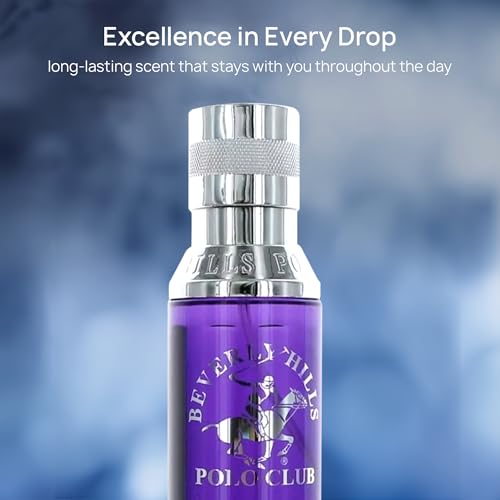 Beverly Hills Polo Club Body Spray for Men - BHPC Blaze - Fresh, Earthy with Notes of Cedar & Basil - Long Lasting Body Mist Cologne Scent - Ideal Gift for Him, 6oz