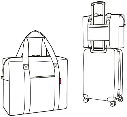 reisenthel mini maxi touringbag - foldable compact travel bag with trolley slip-on function - water repellent fabric