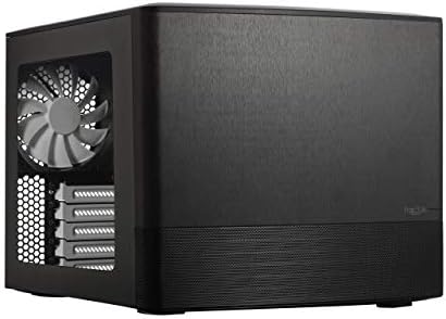 Fractal Design Node 804 - Black - Cube Compact Computer Case - mATX - High Airflow - Modular Interior - 3X Fractal Design Silent R2 120mm Fans