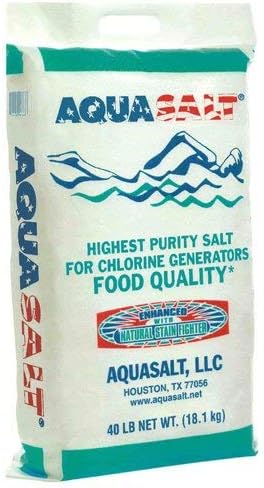Swimming Pool and Spa Chlorine Generator Salt - 40 lbs. Pounds
