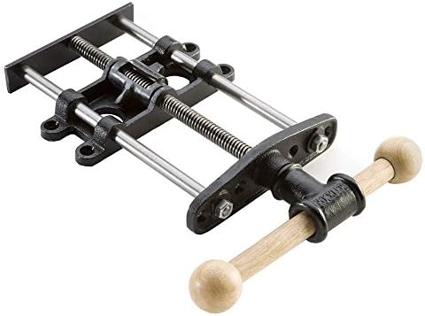 Rockler Quick Release Front Vise 9" Dual Guide Rod Woodworking Vise | Front Vise – Secure Work Holding – Woodworking Vise – Quick Release –