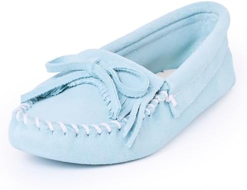 Minnetonka Women's Kilty Suede Softsole Moccasin