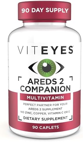 Viteyes Classic AREDS 2 Companion Multivitamin Supplement, Comprehensive Multivitamin Formula for AREDS 2 Users, 90 Capsules