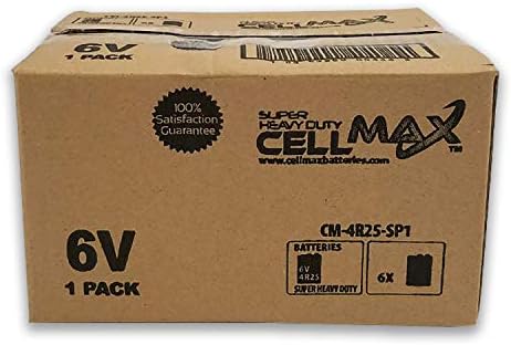 6-Volt Super Heavy Duty, Lantern Battery - 6 Pack
