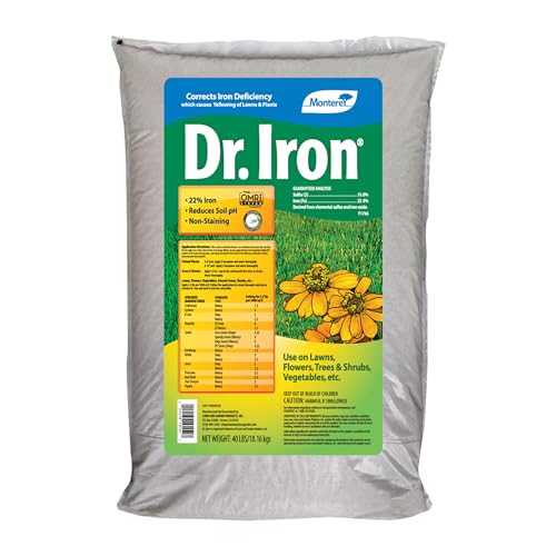 Monterey NLG7122 Dr Soil Acidifier Granules Iron and Elemental Sulfur Acidic Fertilizer, 21 lb