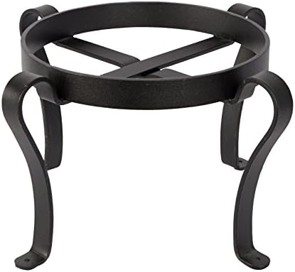 Achla Designs Patio Flower Pot Plant Stand, 18-in H Black