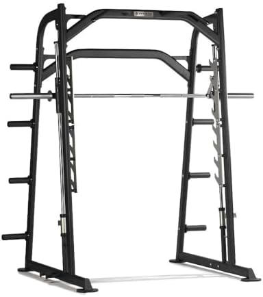 Titan Fitness Smith Machine, Counterbalanced Power Rack with Adjustable Safety Stops, Olympic Fixed Barbell Design, Multi-Grip Pull Up Bar