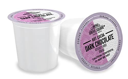 Grove Square Hot Cocoa Dark Chocolate, 24 Single Serve Cups