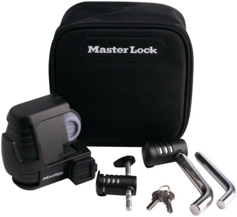 Master Lock 3794DAT Trailer Coupler and Hitch Pin Lock Set, Keyed Alike …