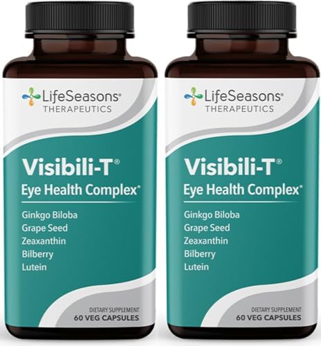 Visibili-T - Vitamin Supplement for Eye Health & Vision Support - Carrot Root, Chromium, Bilberry, Ginkgo Biloba, Grape Seed Extract, Lycopene, Vitamin A, Lutein & Zeaxanthin - 60 Capsules