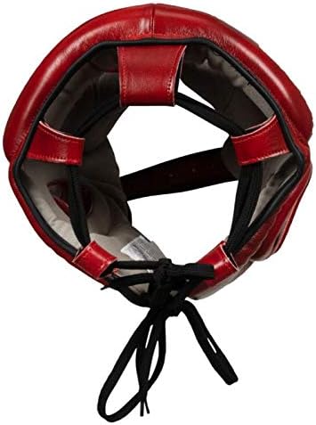 TITLE Boxing Blood Leather Sparring Headgear - MMA & Muay Thai Protection
