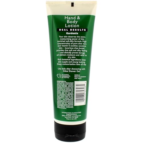 ShiKai - Gardenia Hand & Body Lotion, Plant-Based, Perfect for Daily Use, Rich in Botanical Extracts, Makes Skin Softer & More Hydrated