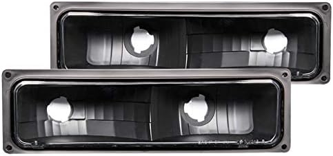 Anzo USA 511053 Chevrolet Black Parking Light Assembly - (Sold in Pairs)