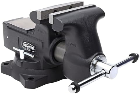 Yost Vises LV-4 Homeowner's Vise | 4.5 Inch Jaw Width with a 3 Inch Jaw Opening Home Vise | Secure Grip with Swivel Base | Blue