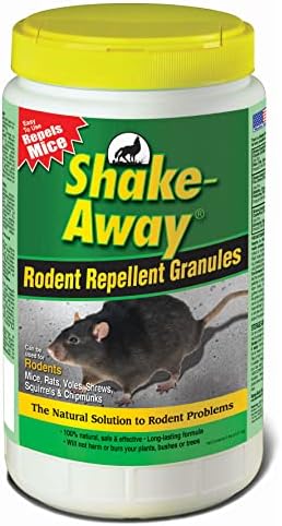Shake Away 5006358 Rodent Repellent Granules, 5-Pound