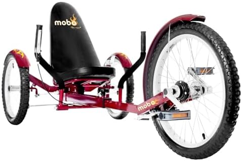 Mobo Triton Pro Adult Tricycle for Men & Women. Beach Cruiser Trike. Pedal 3-Wheel Bike