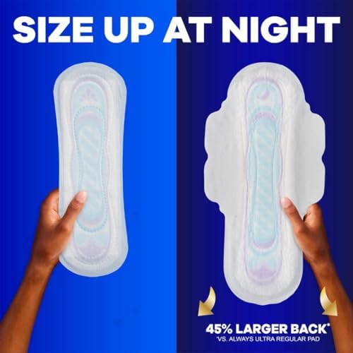 ALWAYS Ultra Thin Size 2 Super Pads Without Wings Unscented, 40 Count
