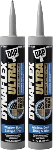 DAP Dynaflex Ultra Advanced Exterior Sealant, Light Gray, 10.1 Oz (7079818219)