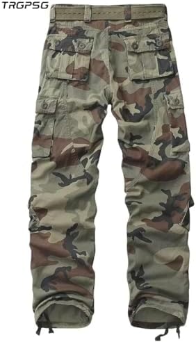 TRGPSG Men's Fleece Lined Hiking Cargo Pants
