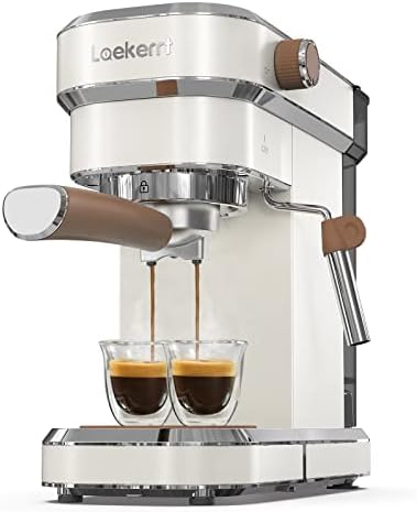 Espresso Machine, Expresso Coffee Machines for Home, 20 Bar Cafetera Espresso with Milk Frother Steam Wand
