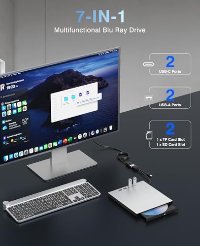 USB 3.0 Type-C External Blu-ray Burner