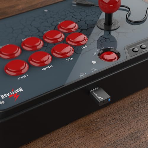 MAYFLASH F500 Arcade FightStick PS5 Fighting Stick joystick and MAGICBOOTS-S5 Bundle Compatible with PS5, Xbox Series S/X, PS4, PS3, Xbox One