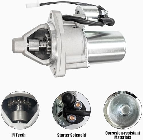 fullas Electric Starter Motor for Predator 9500 Inverter Generator | for Modes 57080 and 59188 Super Quiet Inverter Generator
