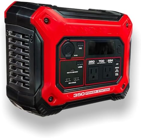 NEW! FITS PREDATOR 350 Power Station, 350 Running Watt, 294 Wh Capacity - 700 starting Watts, Pure Sine Wave, Powers 6 Devices at Once
