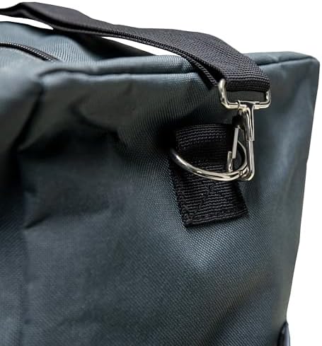 Mr. Heater Portable Buddy Carry Bag 9BX, Black | 600D polyester, pockets for two 1 lb cylinders, U-shaped zipper, padded strap
