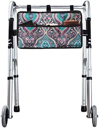 Walker Bag, Walker Accessories for Elderly, Walker Basket Walker Tray for Folding Walkers, Rollator or Scooter, Wheelchair Bag for Seniors