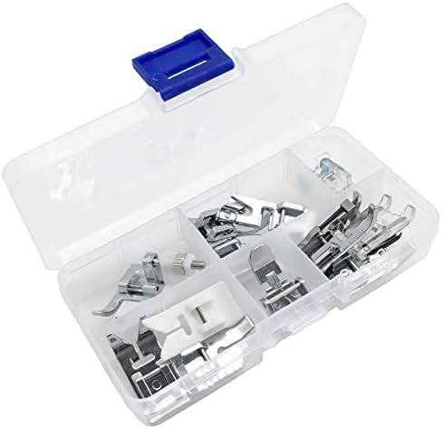 13Pcs Presser Feet Set for Household Sewing Machine Brother Singer Janome Toyota...