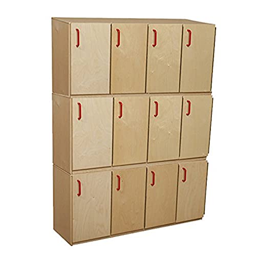 Wood Designs 46330 Stacking Locker, Three Units (Pack of 2)