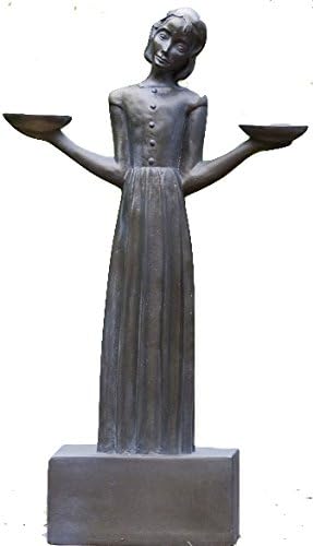 Bird Girl with Pedestal 28h