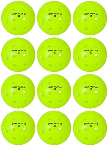 Pickleballs | Outdoor pickleball balls | Neon | Dozen/Pack of 12 | USAPA Approved and Sanctioned for Tournament Play, Professional Perfomance