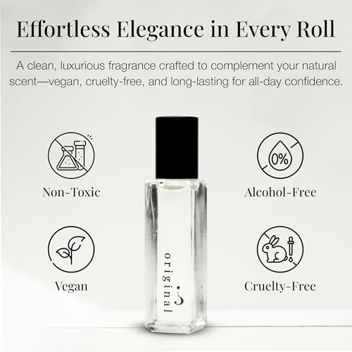 Original Roll On Pheromone Perfume Made in USA - Premium Rollerball Subtle Fragrance for Women - Long-Lasting Cruelty-Free Alcohol-Free Gentle on