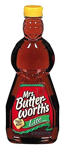 Mrs. Butterworth's Original Thick and Rich Pancake Syrup, Maple Flavored Syrup for Pancakes, Waffles and Breakfast Food, 248 Fl Oz Bottle