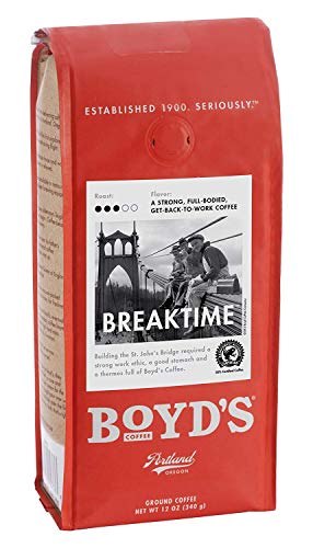 Boyd's French No. 6 Coffee - Ground Dark Roast - 12 Ounce (Pack of 6)