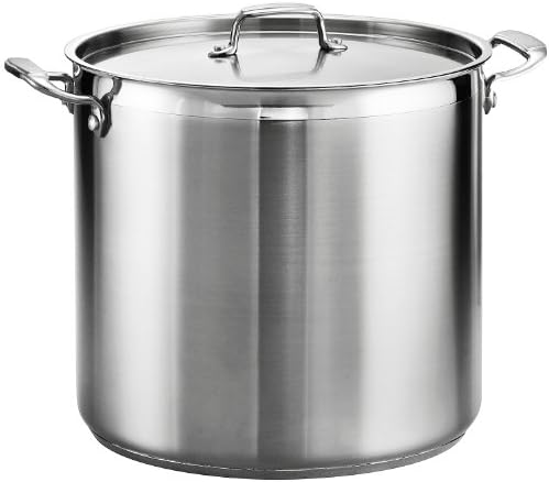 Tramontina Gourmet Stainless Steel 12-Quart Stock Pot with Lid