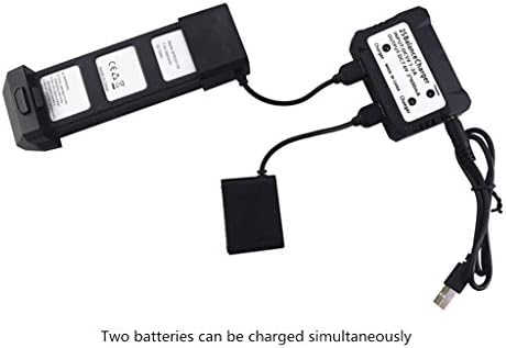 7.4v 2800mah Lithium Battery with 2 in 1 Balance Charger + 2pcs Charging Box for HS720 HS720E Folding brushless Quadcopter 4K HD Aerial Drone
