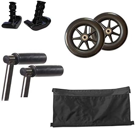 Stander Walker Maintenance Kit, Replacement Parts Include Wheels, Ski Glides, Pouch, and Foam Hand Grips