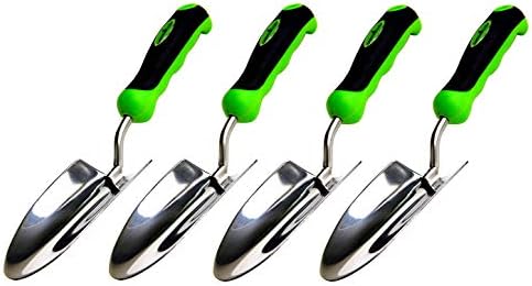 Garden Guru Heavy Duty Garden Trowel Hand Shovel for Gardening - Strong Stainless Steel - Rust Resistant - Ergonomic Grip - Perfect Trowel Garden Tool for Soil Digging Planting Transplanting Weeding