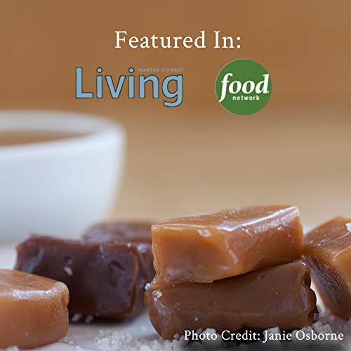 Béquet Celtic Sea Salt Caramels - Soft Gourmet Candy - 16oz Gift Bag | Ready-to-gift bag. Small-batch caramel made in Montana with real cream and butter, Kosher Star-D, gluten free, non-GMO