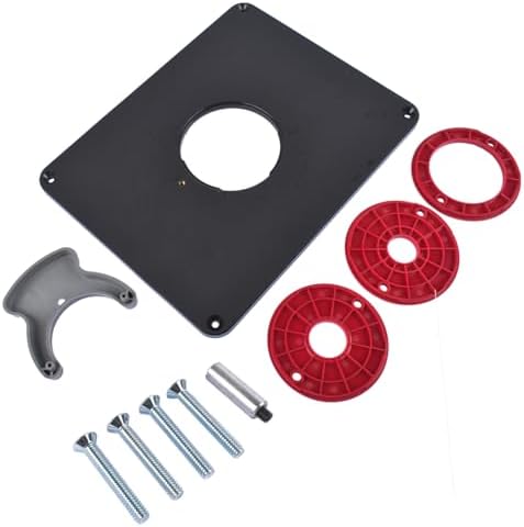 PRS4038 Precision Router Table Insert Plate with Level-Loc Rings (Undrilled)
