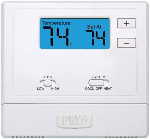 PRO1 IAQ T731W Touchscreen Non-Programmable Electronic Thermostat