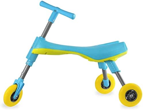 MEKBOK Fly Bike Foldable Indoor/Outdoor Toddlers Glide Tricycle - Blue